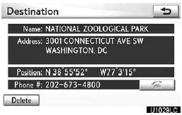 Information such as the name, address, and phone number are displayed.
