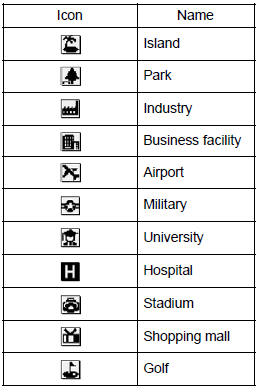 Standard Map Icons Map Screen Operation Navigation System Basic Functions Lexus Gx Owners Manual Lexus Gx Lexudrive Com