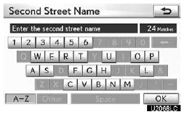 7. Input the name of the second intersecting street.