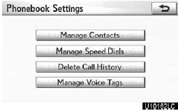 1. Touch “Delete Call History”.