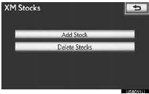 ● Personalized XM Stocks settings can