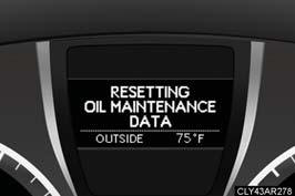 3. Keep the “ODO/TRIP” button pressed for