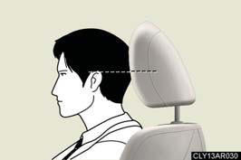 Make sure that the head restraints are