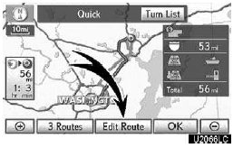 Touch “Edit Route”.