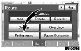 2. Touch “Preferences”.