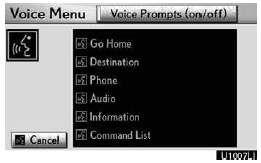 2. After a beep sounds, say the command of your choice.