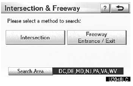 3. Touch the button for the desired method.