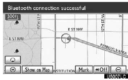 When the “ENGINE START STOP” switch is in ACCESSORY or IGNITION ON mode, a