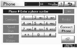 3. Touch “Connect Phone”.