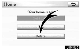 4. Touch “Delete”.