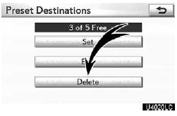 4. Touch “Delete”.