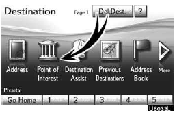 2. Touch “Point of Interest”.