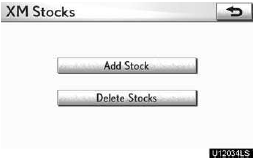 1. Touch “Delete Stocks”.