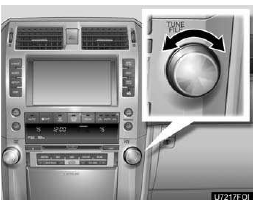 “TUNE/FILE” knob: Use for direct access to a desired file in the disc.