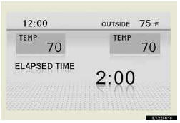 Displays the elapsed time since the function was last reset