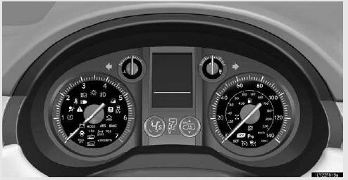 Center panel (vehicles without a navigation system)
