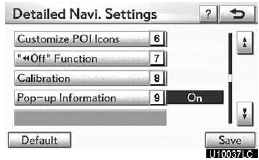 On this screen, the following functions can be performed.