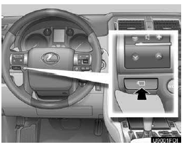 To display the front or side view, push the wide view front & side monitor