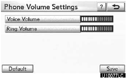 2. Change each setting according to the following procedures.