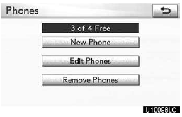 2. Touch “Edit Phones”.