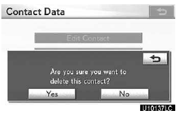 7. Touch “Yes”.