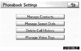 4. Touch “Manage Voice Tags”.