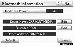 1. Touch “Edit” of “Passcode”.