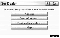 5. If the dealer has not been registered, enter the location of the dealer