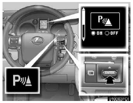 The intuitive parking assist indicator will be displayed.