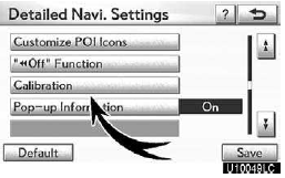 4. Touch “Calibration”.