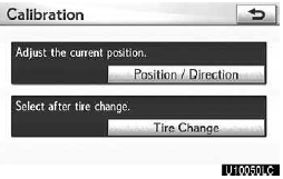 5. Touch the desired button.