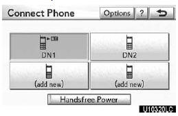 1. Select the phone to connect.