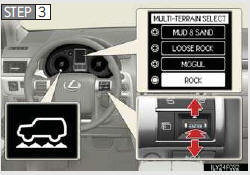 Press the “ENTER” switch upwards or downwards to select a desired mode and then