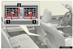 1. Direct air flow to the left or right, up or down.