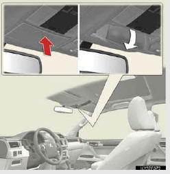  - To use the overhead console from the conversation mirror state