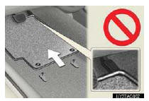 Luggage compartment features
