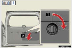 1. Turn the knob clockwise.