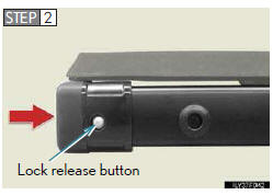 Secure the luggage cover with lug- gage cover restraining bands.