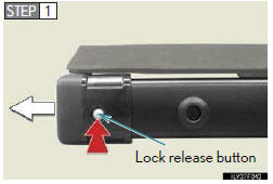 Pull the case until it locks.