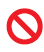 The symbol of a circle with a slash through it means “Do not”,