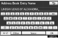 • Up to 32 characters can be entered.