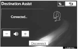 1 Press the “DEST” button.