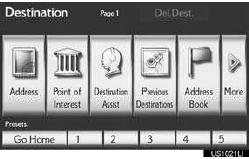● Your home address is set as the destination.