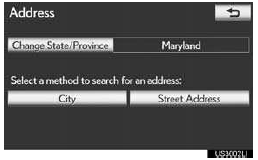 SELECTING A CITY TO