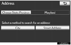 4 Input a city name.