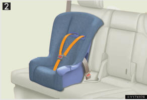 2 Seat belts equipped with a