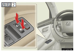 Shift the shift lever to “P” or