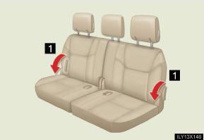 Tumbling the second seats and third seat entry