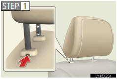 Push a flathead screwdriver into the slot.