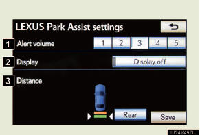 1 Alert volume setting